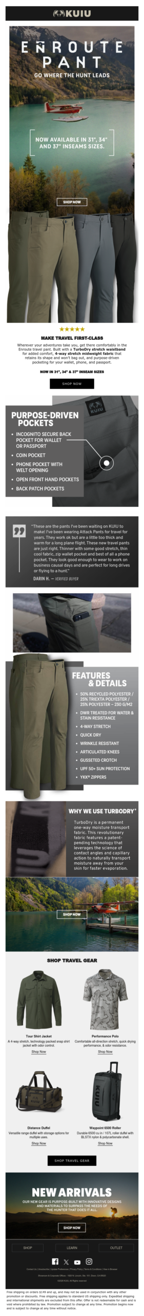 Enroute Pant — New Inseam Sizes Available — Make Your Travels First-Class