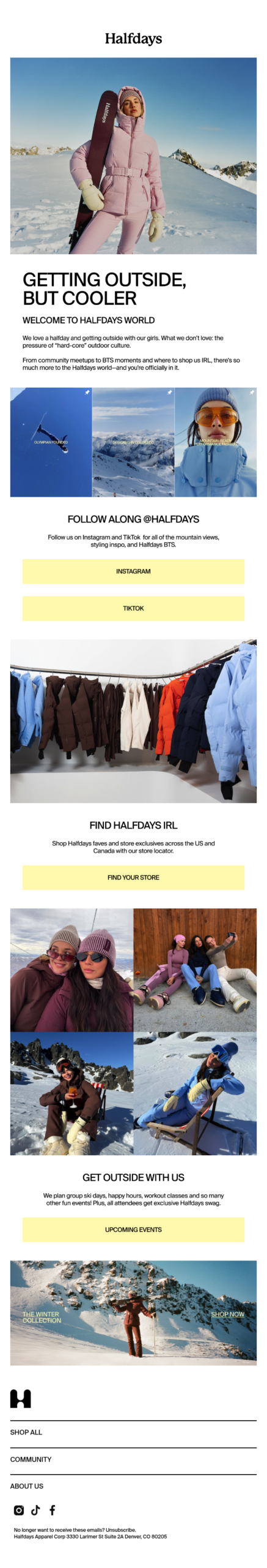 Getting Outside. But Cooler.