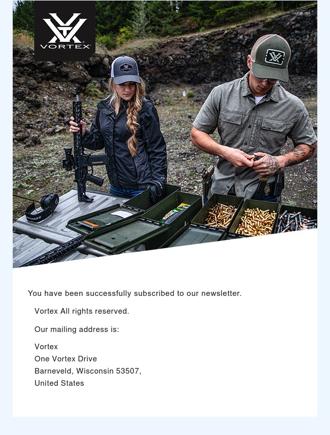 Newsletter subscription success