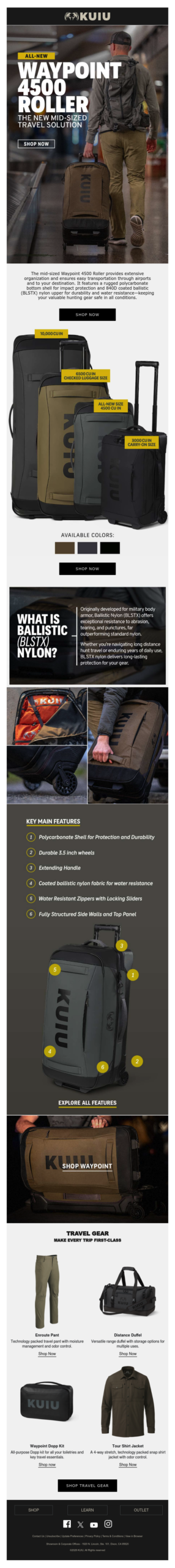 All-New: Waypoint 4500 Roller – The New Mid-Sized Travel Solution