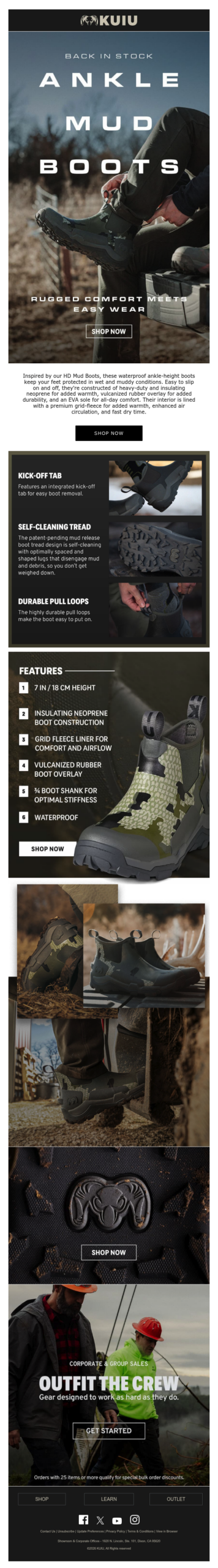 Ankle Mud Boots — Back In Stock — Don’t Miss Out This Time!