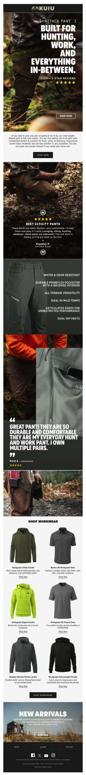 Attack Pant: Never Goes Out of Season, Just Changes Jobs