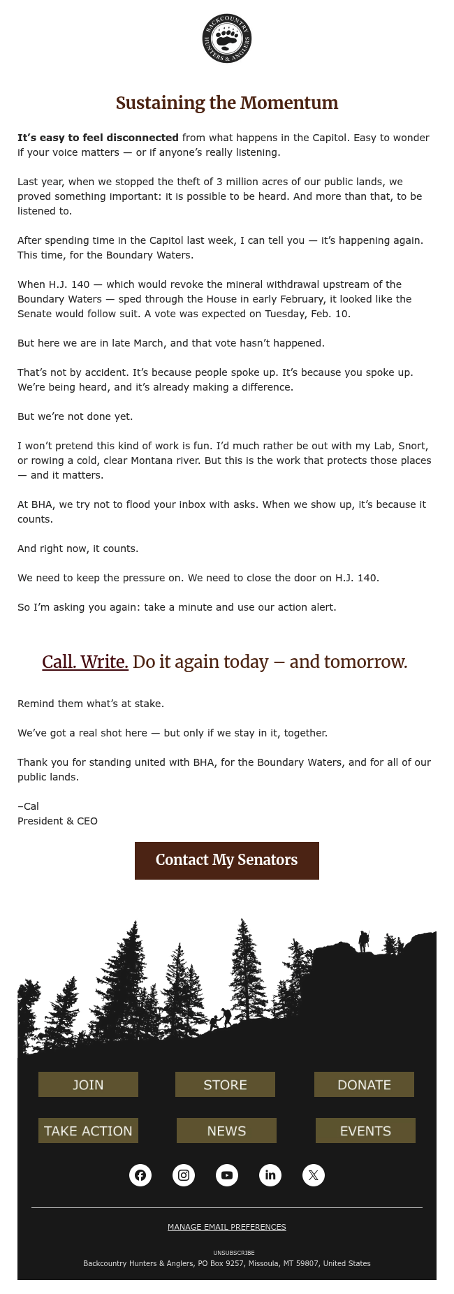 Cal’s Take Vol. 3: Sustaining the Momentum