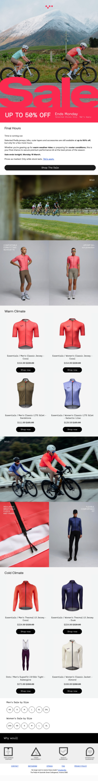 Final Hours. Sale Ends Tonight