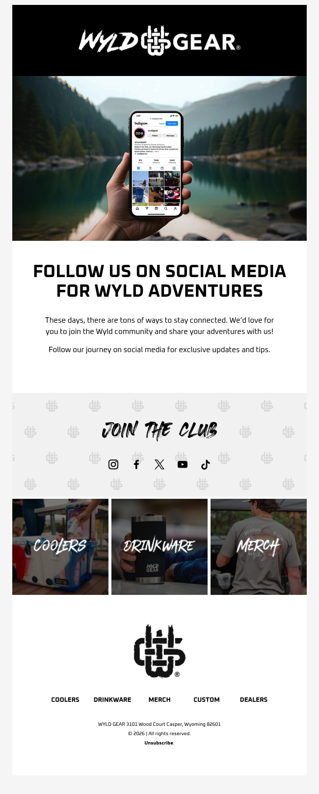 Follow us on Social Media!