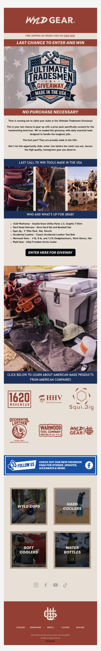 Last Call to Win Free American Made Tools!