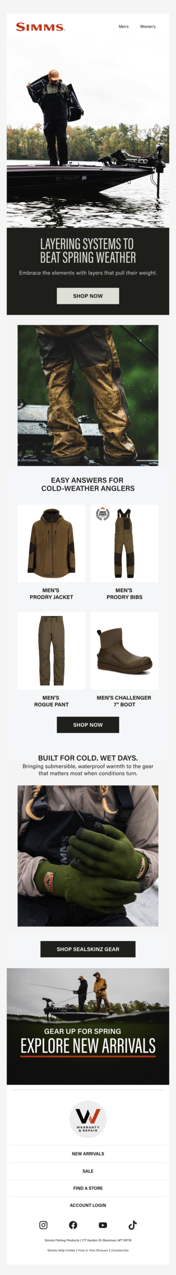 Layering systems to beat spring weather