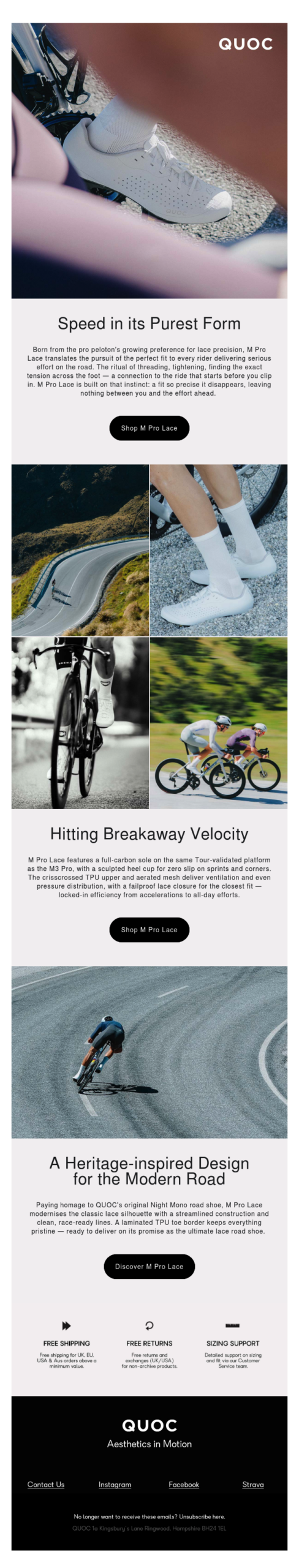 M Pro Lace: Speed in its Purest Form