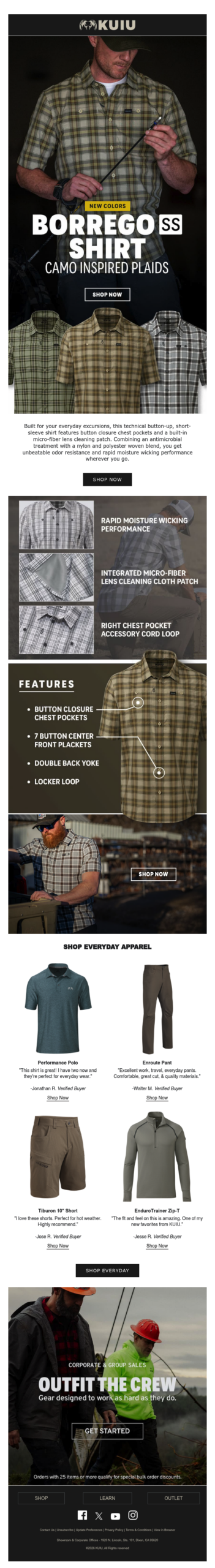 New Colors: Borrego SS Shirt – Performance Wherever You Go