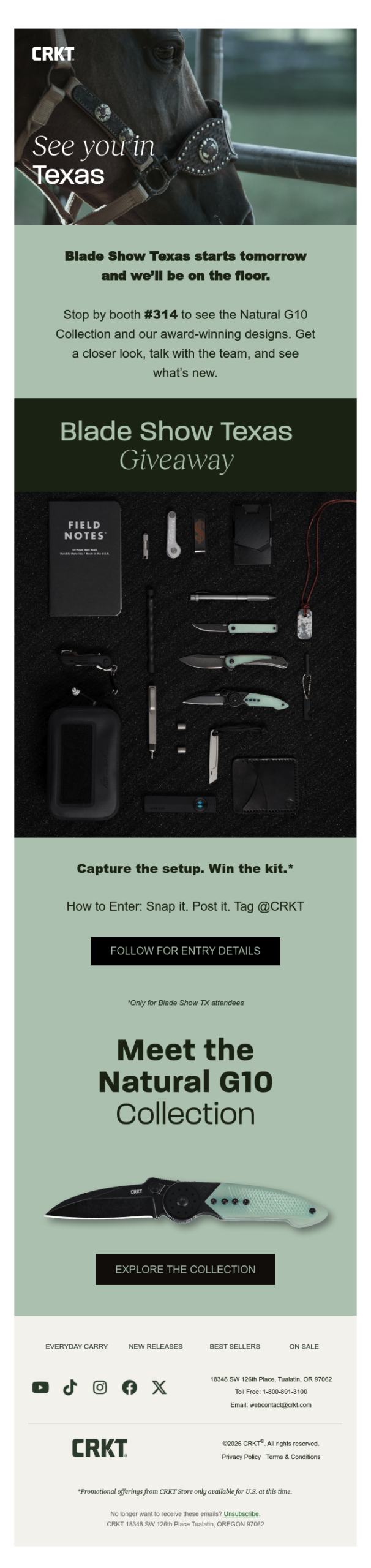 Next up: Blade Show Texas (March 20 – 21)