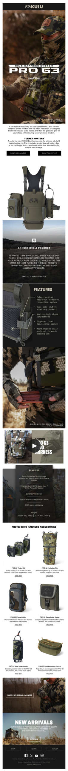 PRO G3 Bino Harness System – The Apex of Modularity.