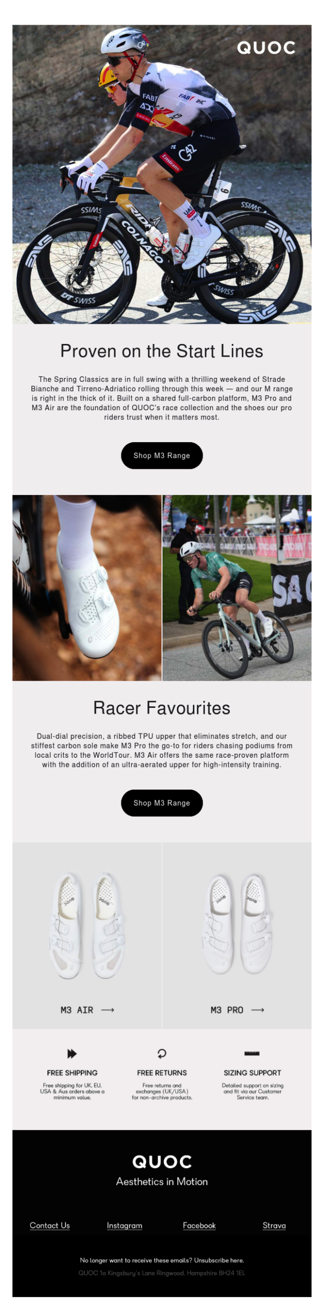 Proven on Spring Classics Start Lines