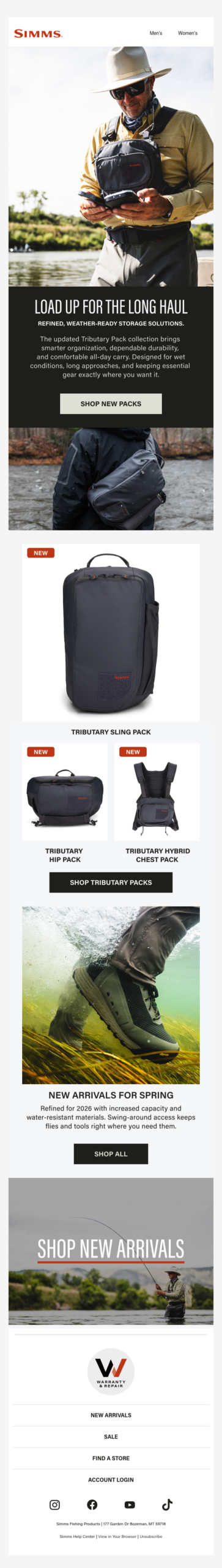 Redesigned for the water