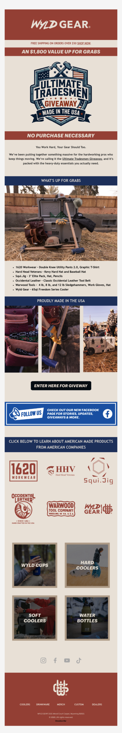 Score Big with FREE USA-Made Gear!