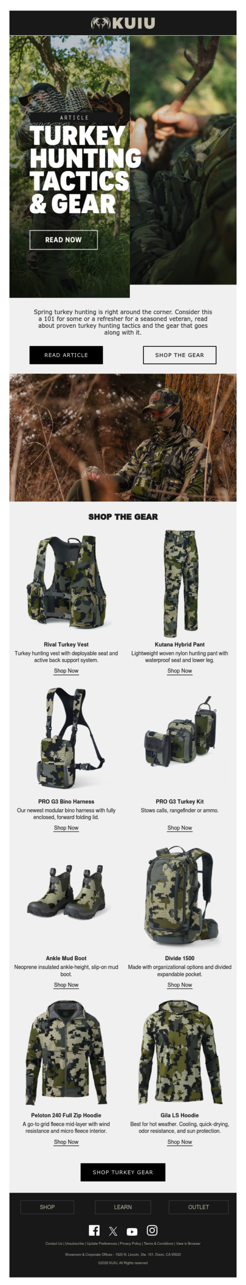 Spring Turkey Hunting – Tactics & Gear