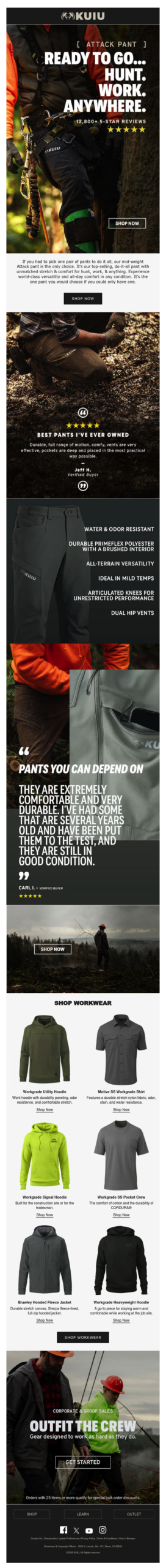 The Attack Pant is Ready to Go. Are You Ready?