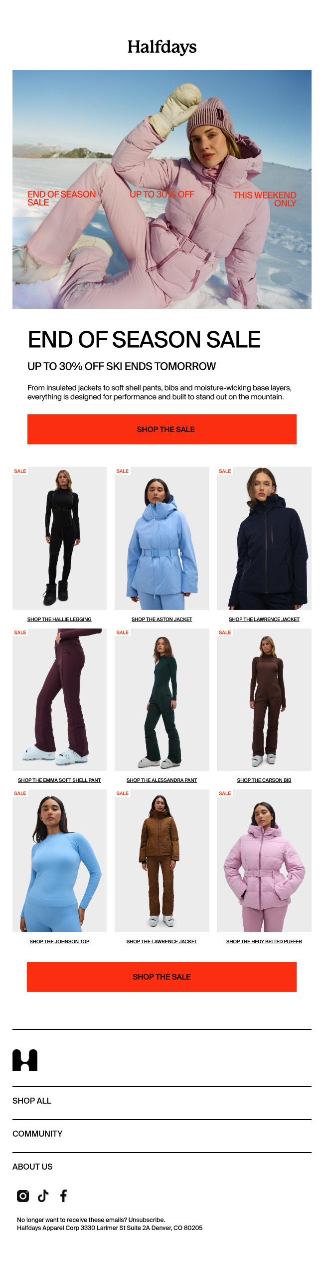 UP TO 30% OFF SKI ⛷️