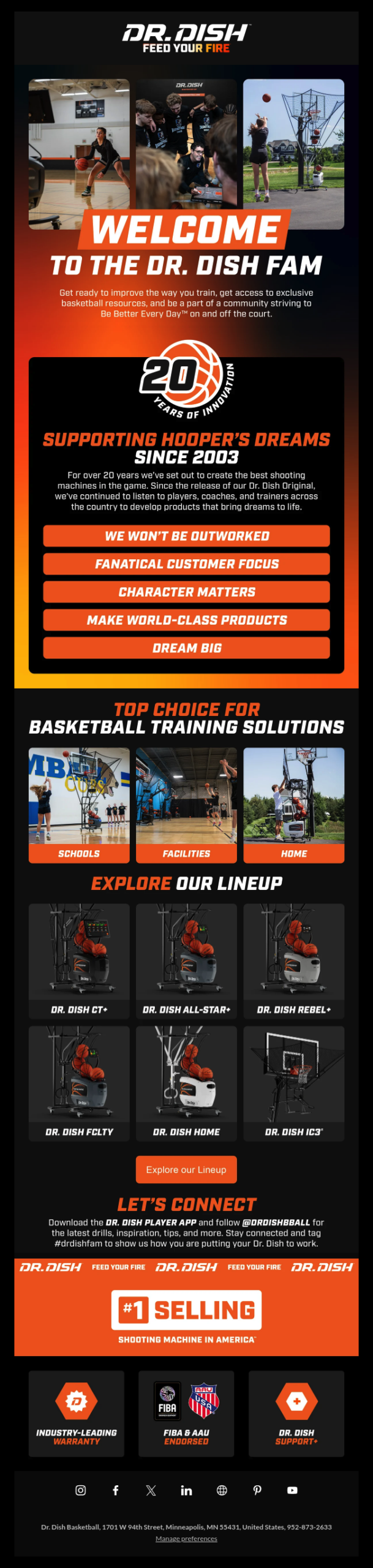 Welcome to Dr. Dish Basketball