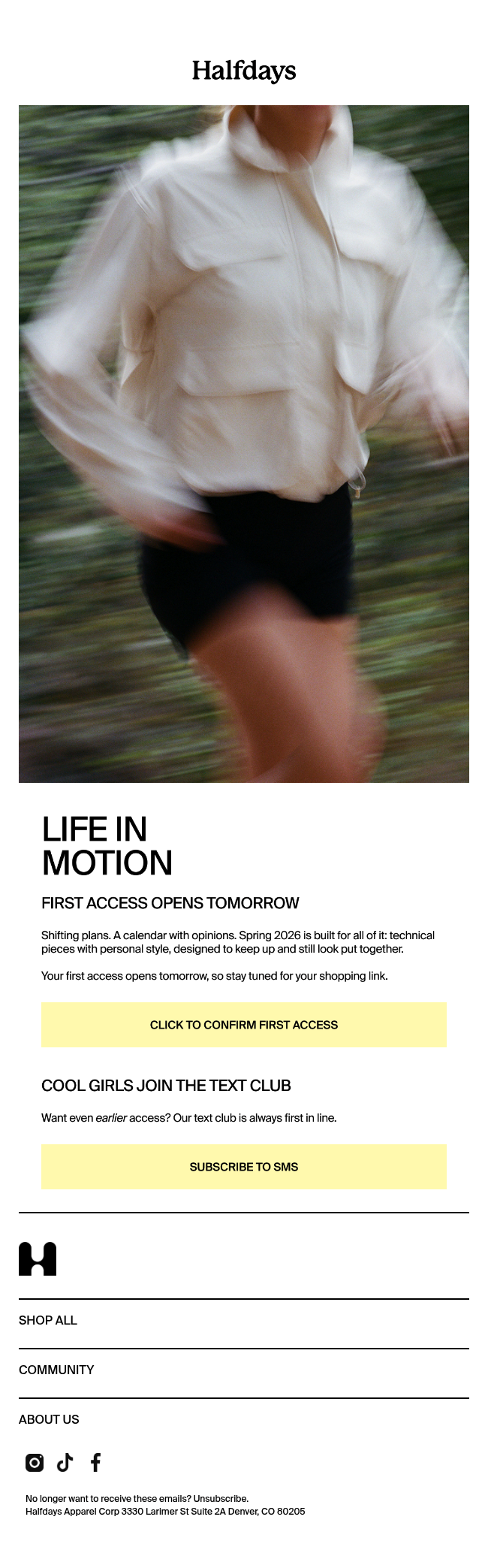 You Get First Access — Tomorrow