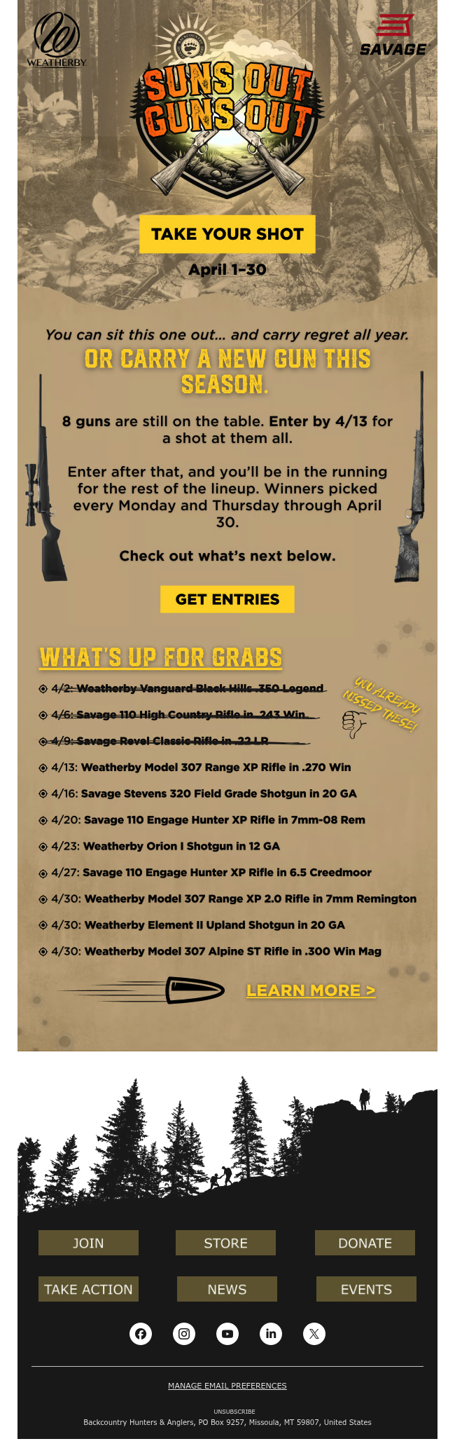 8 chances left to carry something new!