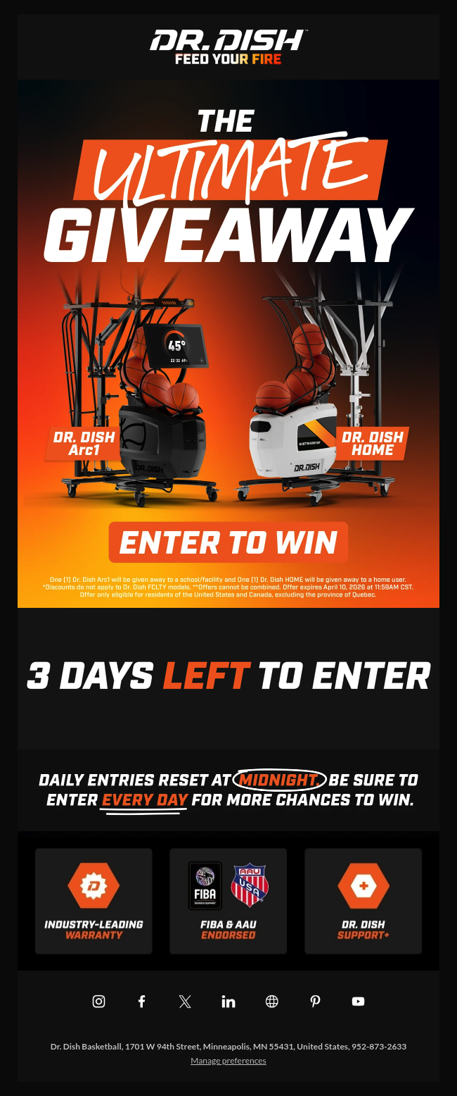 Did You Enter the Ultimate Giveaway Yet ⁉️