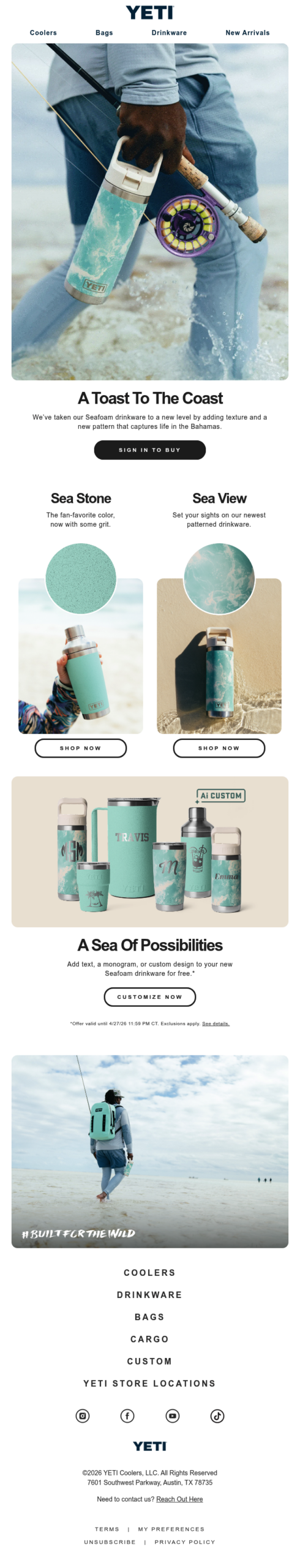 Drink In The New Seafoam Collection
