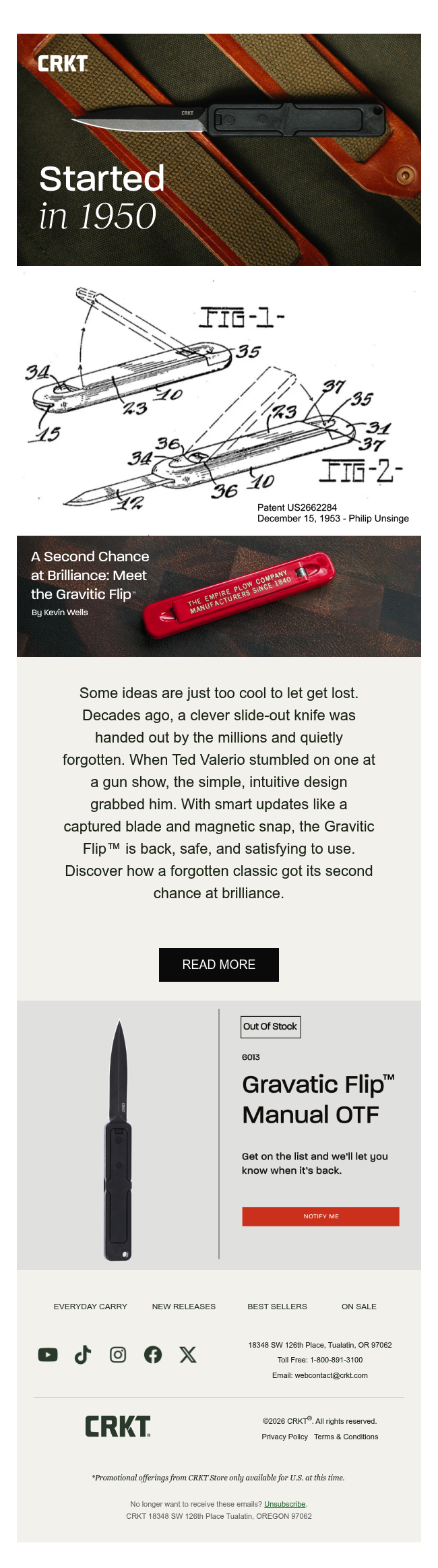 From a 1950s patent to the Gravitic Flip™