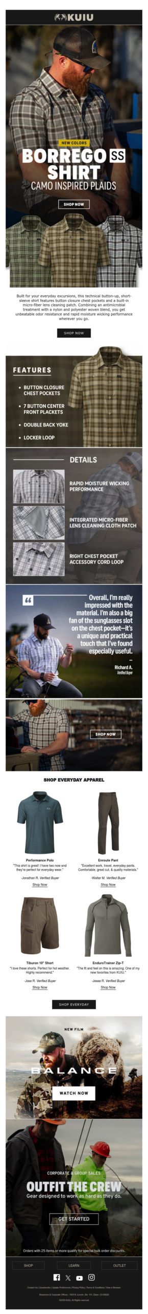 New Colors: Borrego SS Shirt – Performance Wherever You Go
