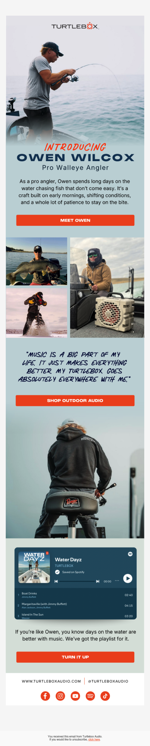 New face on the water: Owen Wilcox