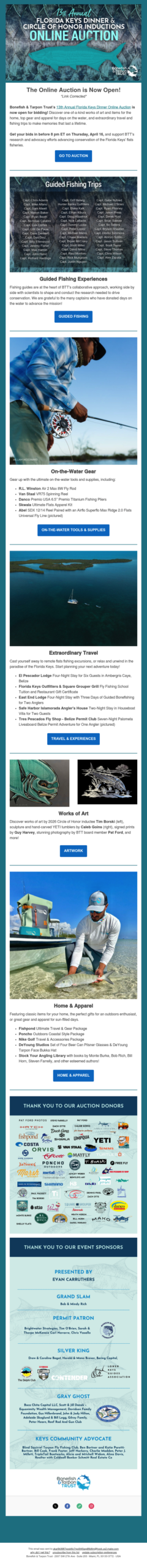 Online Auction Now Open! *Link Correction*