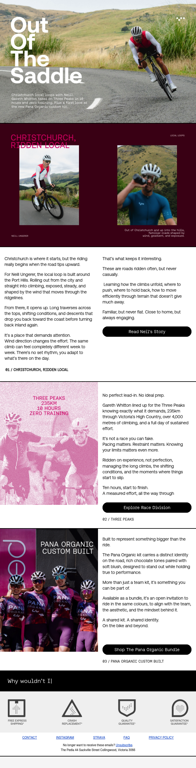 Out Of The Saddle: Christchurch, ridden local