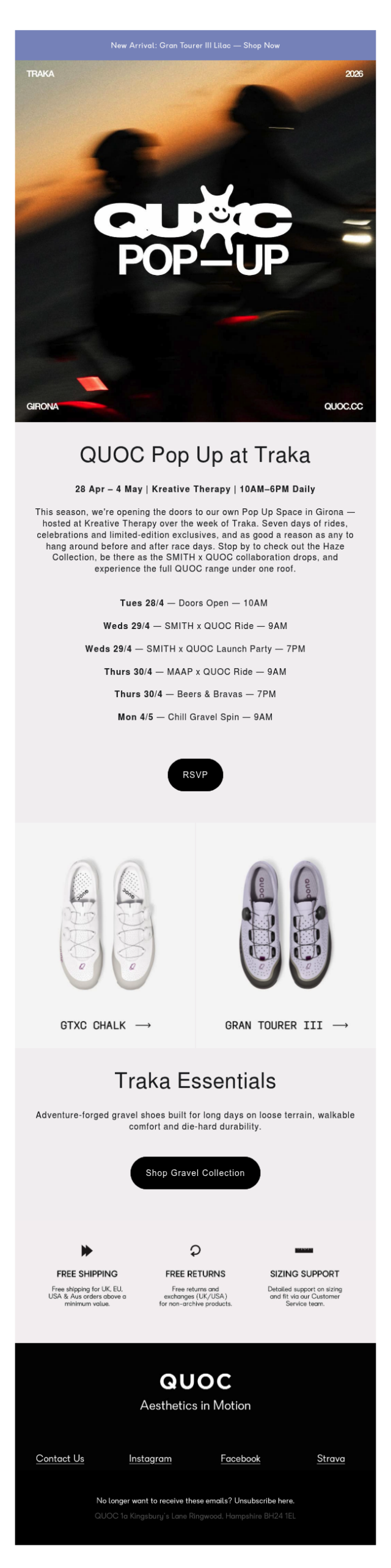 QUOC Pop Up at Traka, Girona.