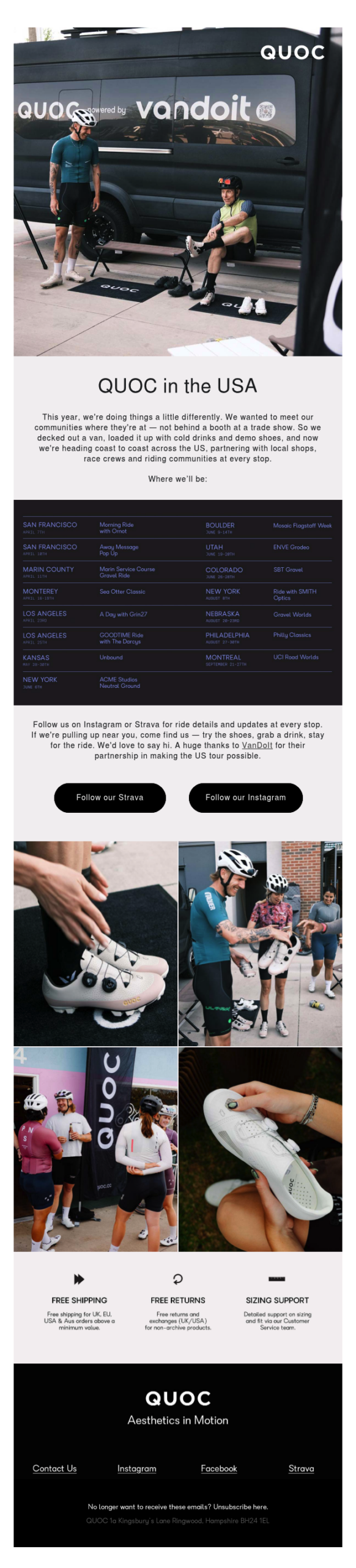 QUOC on Tour: Meet the Van