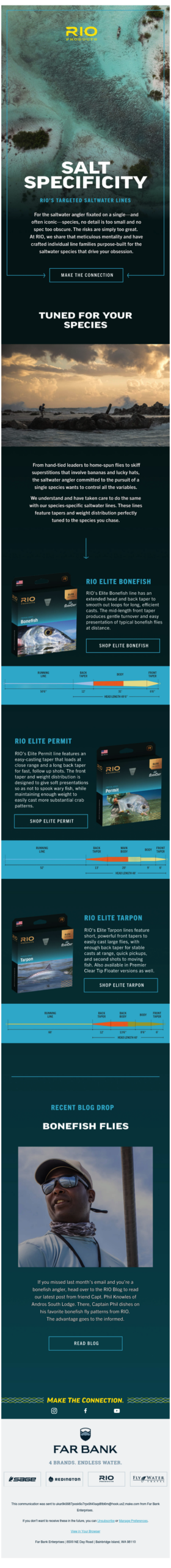 Saltwater Lines Tailored for Your Target Species