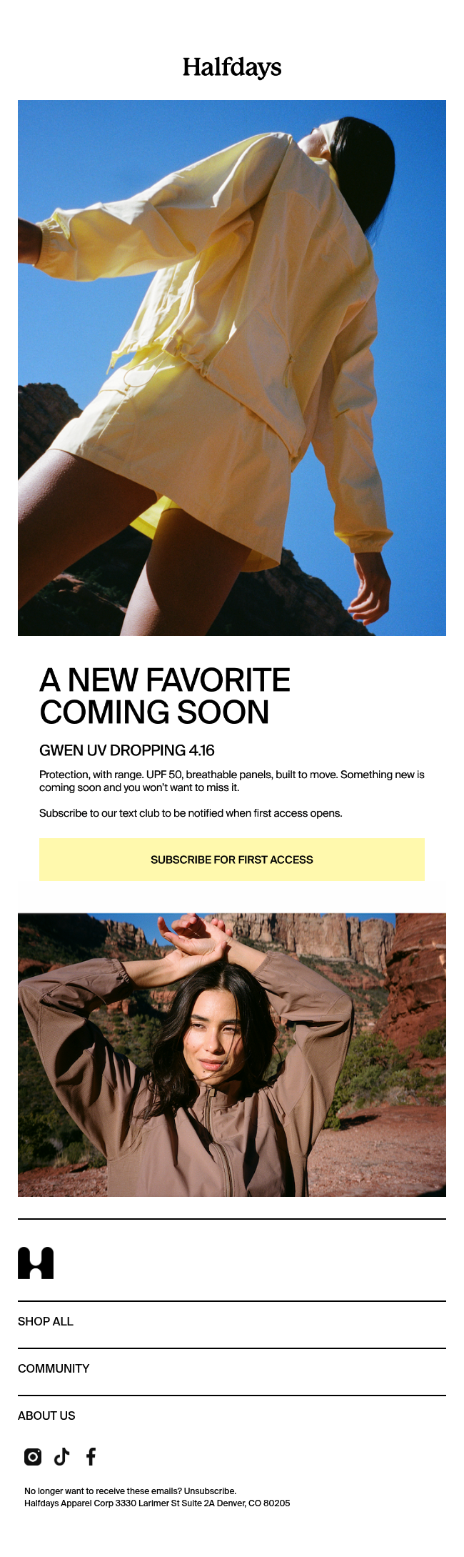 Something new is on the horizon.