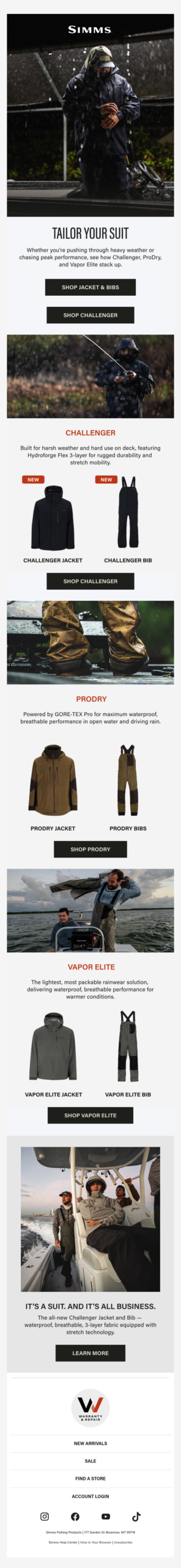 Which jacket & bib is right for you?