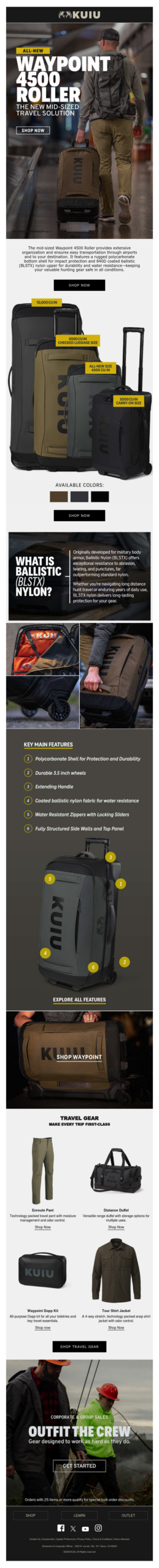 All-New: Waypoint 4500 Roller – Ensures Easy Airport Travel to Your Destination