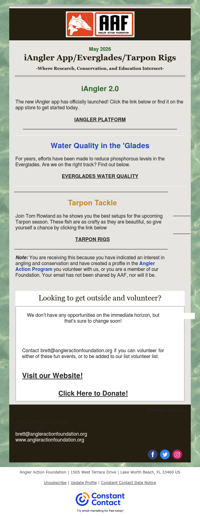 Angler Action Alert May 2026