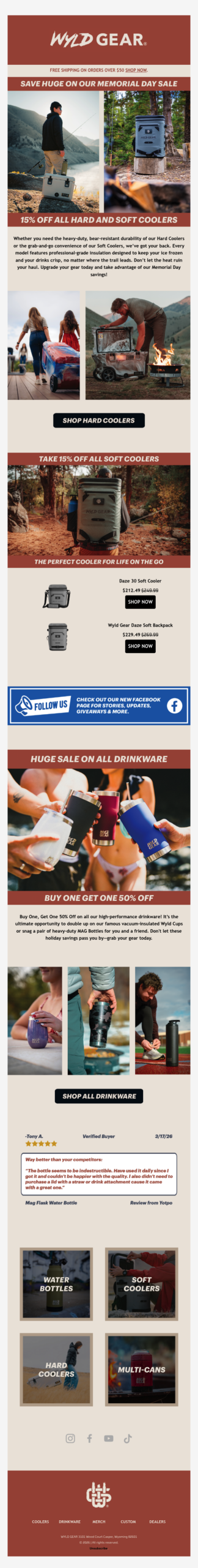 BOGO 50% Off Drinkware Awaits!