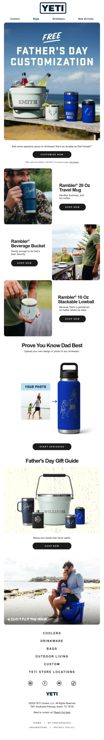 FREE Customization On Dad-Approved Drinkware