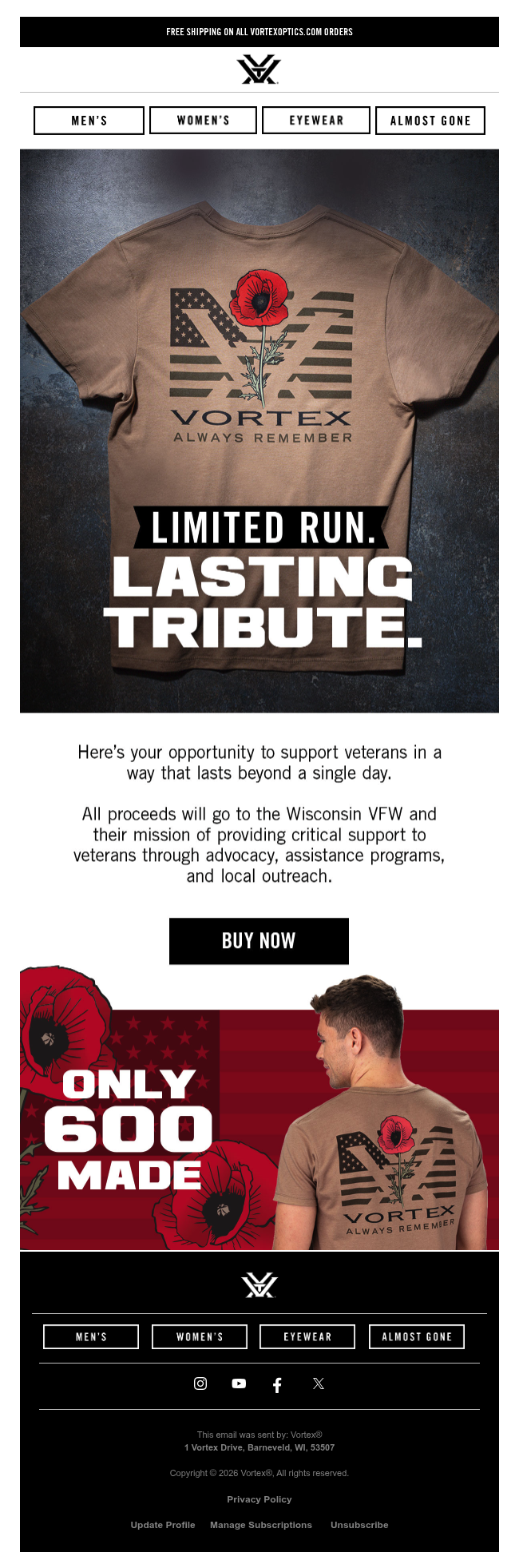 Get a Shirt that Stands for More.