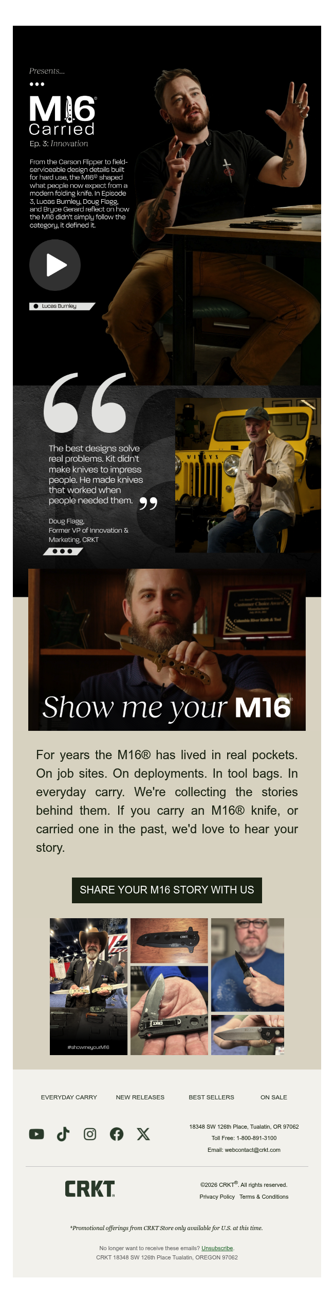 M16® Carried: The Innovation
