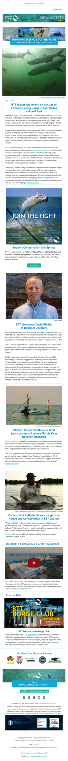 May BTT Newsletter