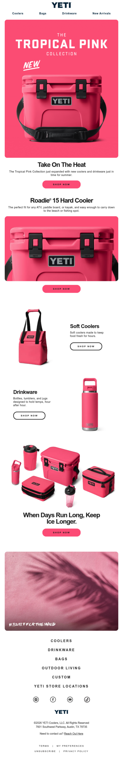 New Additions to Tropical Pink
