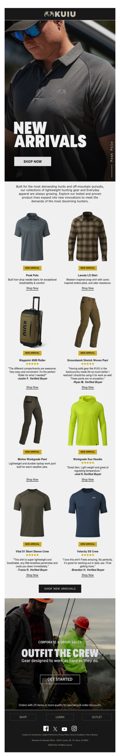 New Apparel and Gear Is Here — Innovation Never Rests