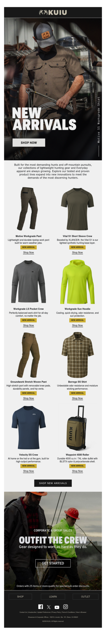 New Apparel and Gear Is Here — Innovation Never Stops