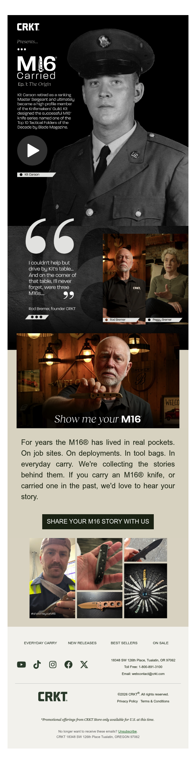 New series launch: M16 Carried, episode 1