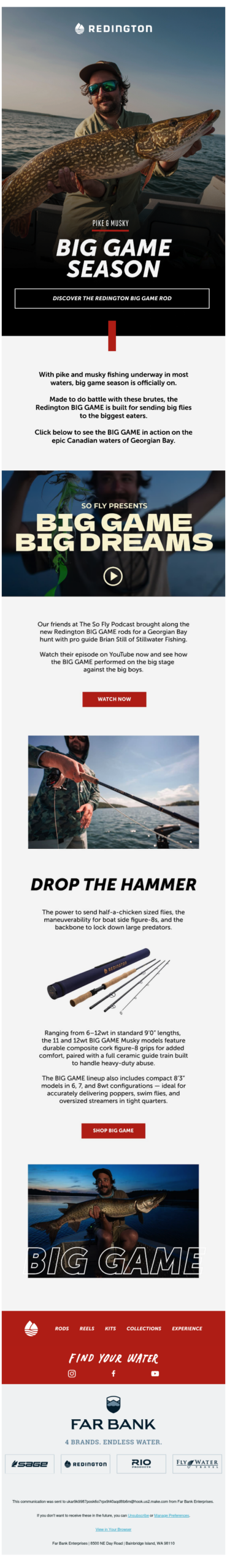 Redington Big Game for Pike and Musky
