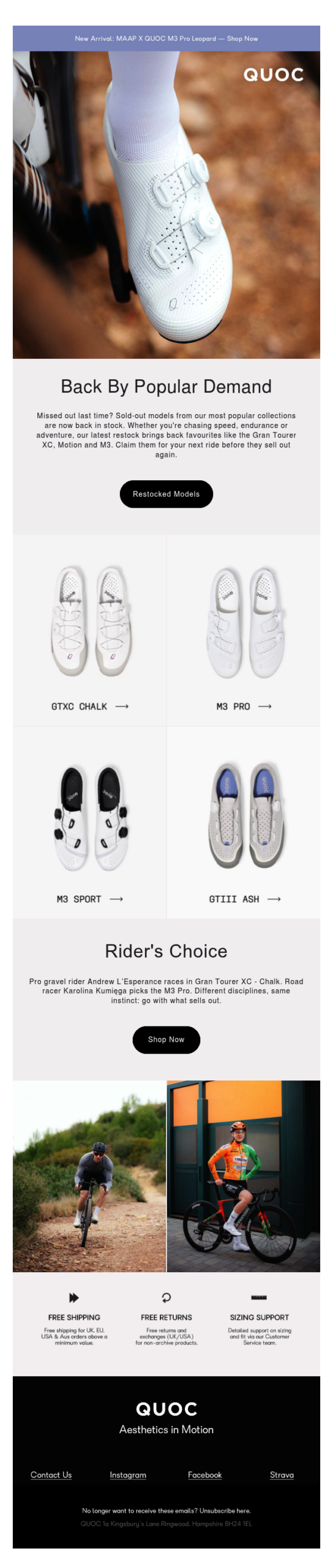 Rider Favourites: Fully Restocked