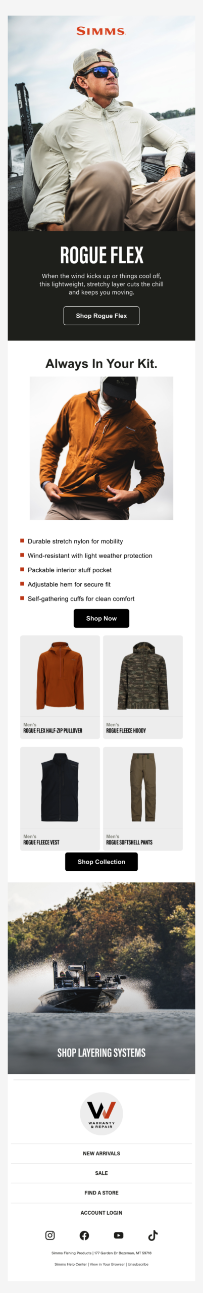 Rogue Flex: Lightweight wind protection